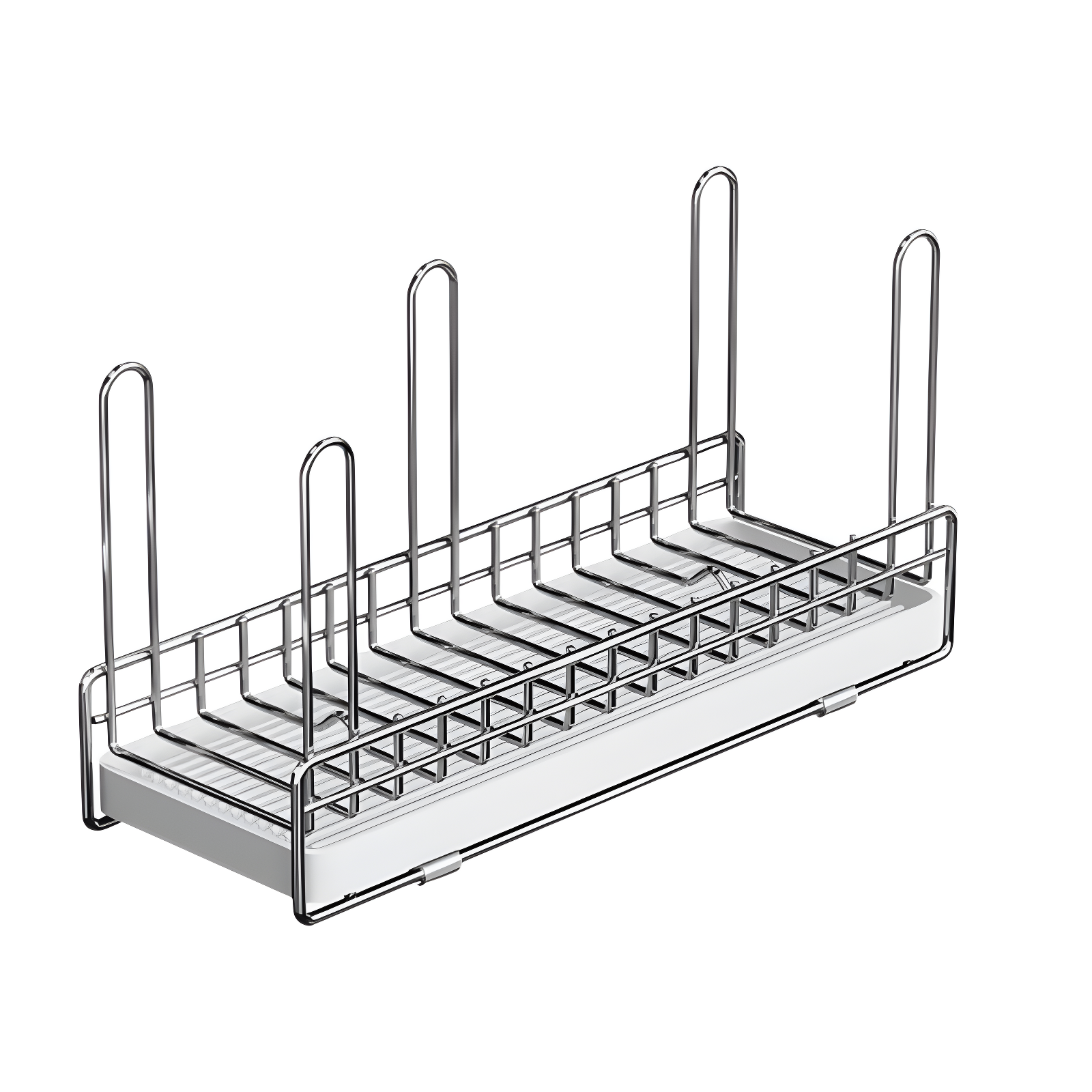 304ステンレススチールカップラックキッチンラックデスクトップ高価値テーブルサイド吊り下げティーカップ収納ラック排水ラック