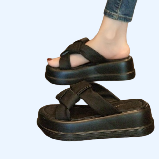 女士厚底增高防滑凉鞋