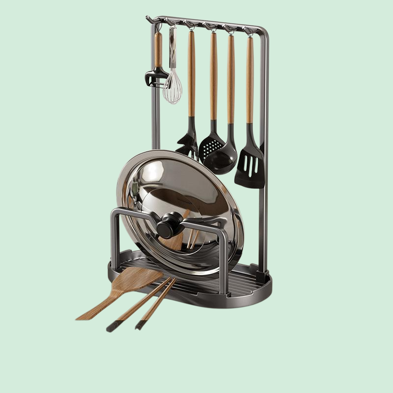주방 회전 주걱대 숟가락 삽대 다기능 조리대 수납 걸이형 주방용품 배수구 받침대