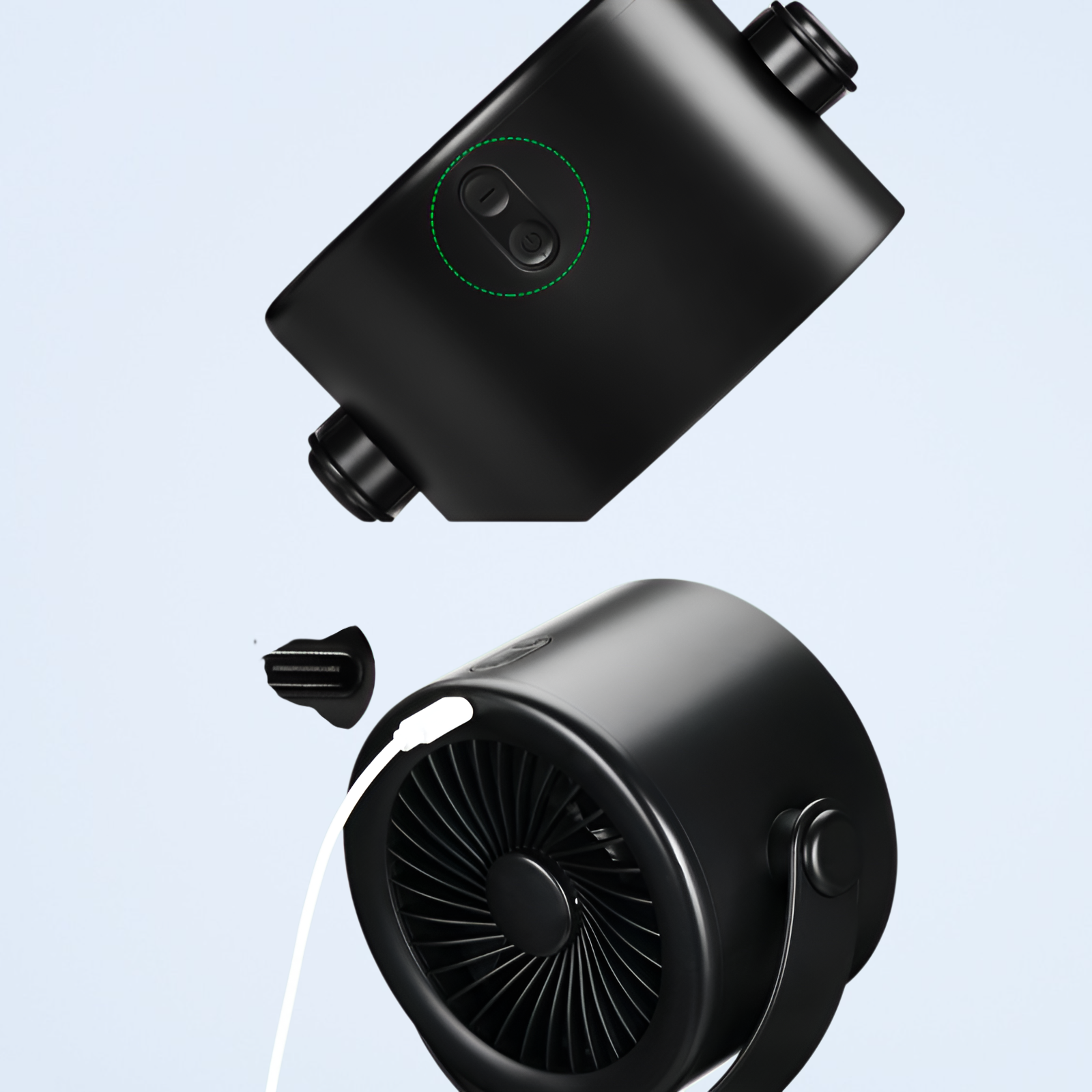 タコファンポータブルファン