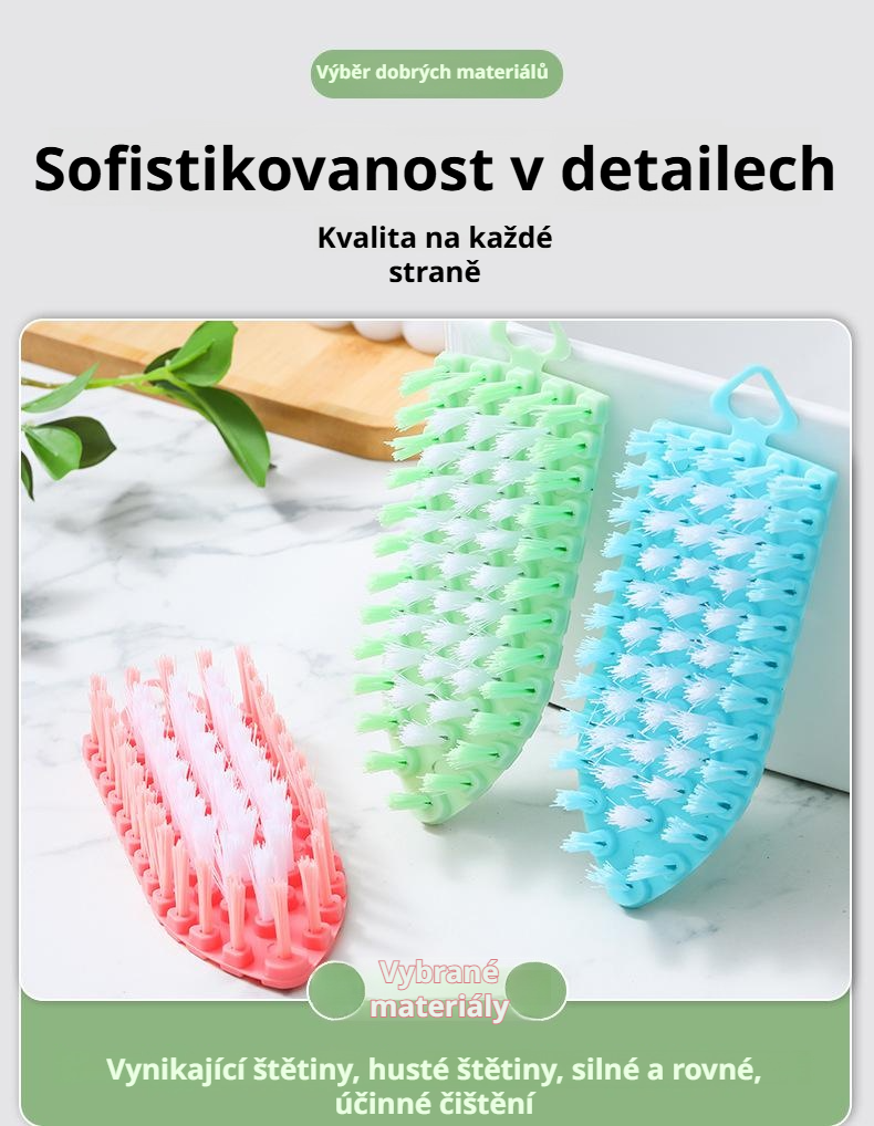 Kartáč na ovoce a zeleninu v kuchyni