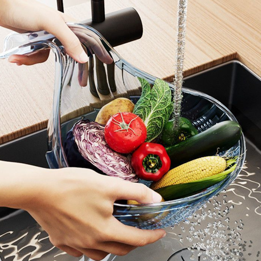 淘米收納多功能鯨魚瀝水籃