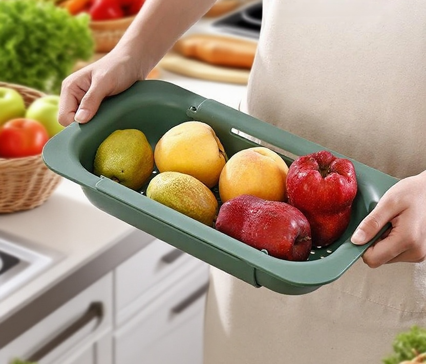 주방 소품 정리용 다용도 바구니