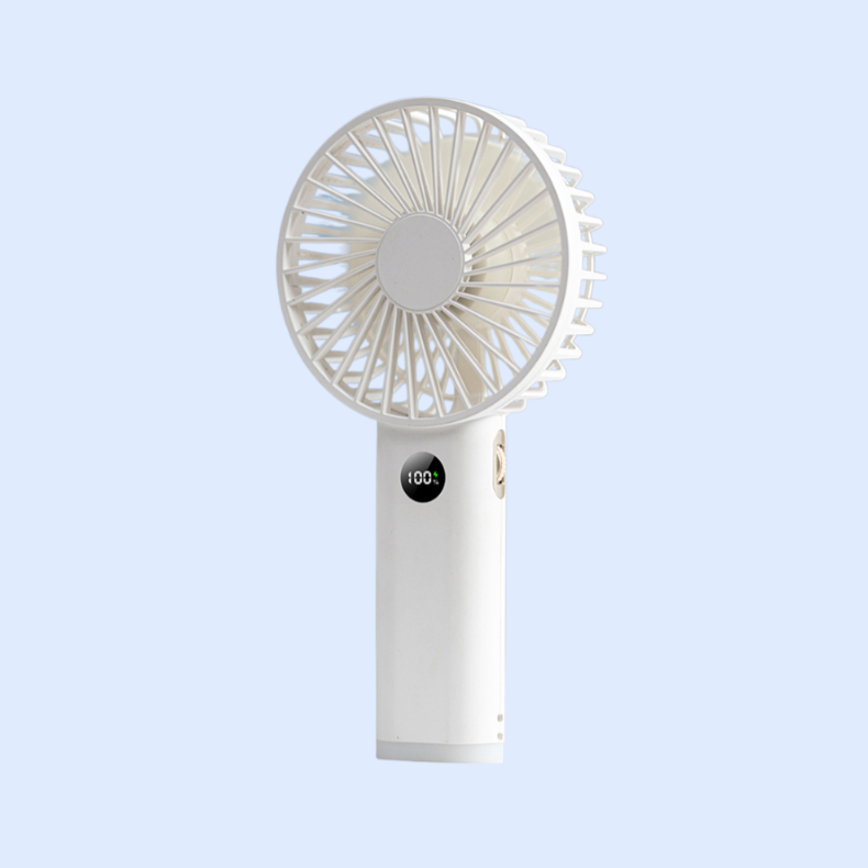 JP手持小風扇手提電風扇數顯戶外風扇