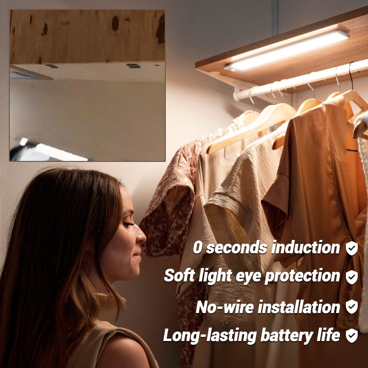 Magnetic strip indoor lighting