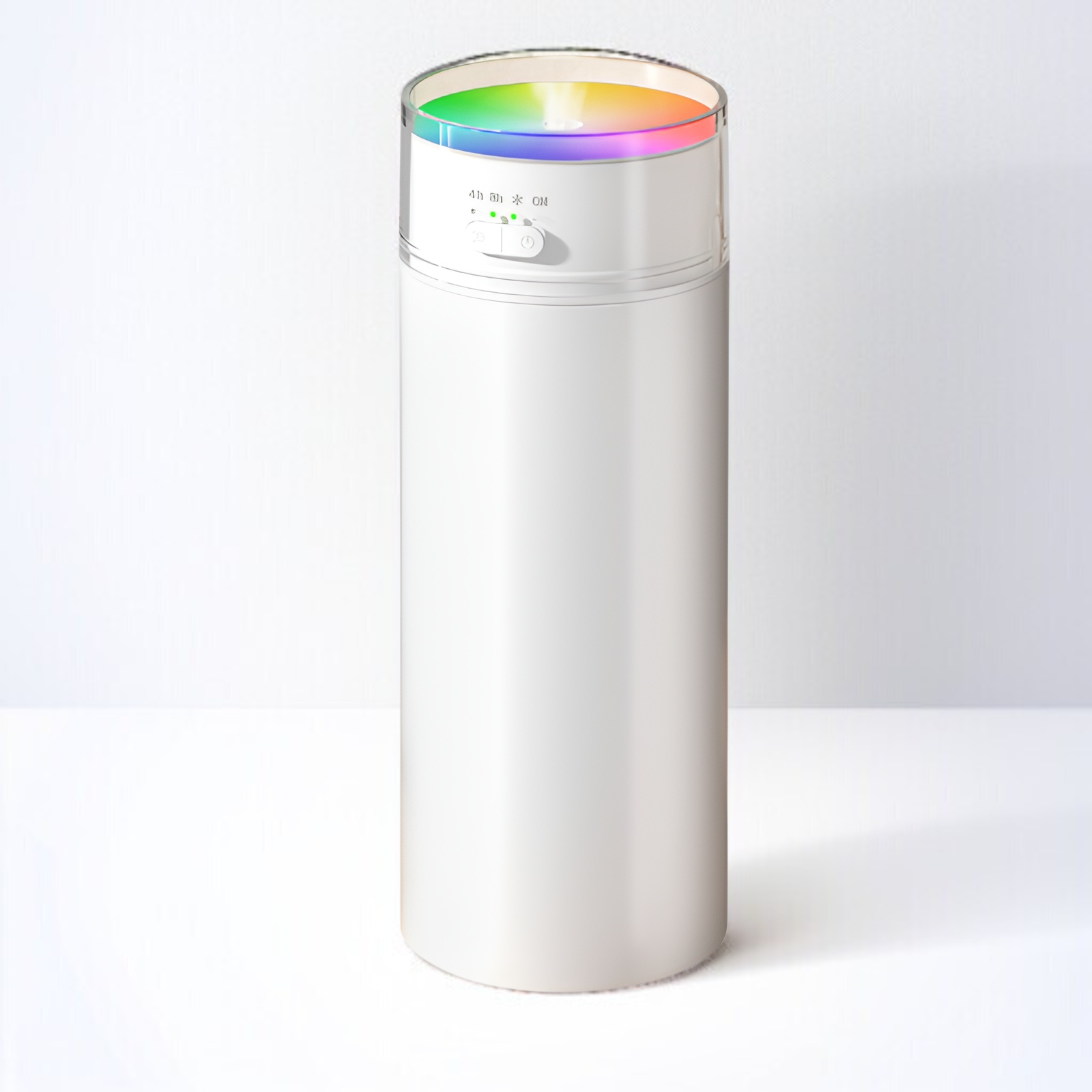 Kompakter Tisch-Luftbefeuchter, 500ml großes Fassungsvermögen, Aromafunktion, 1800mAh großer Akku