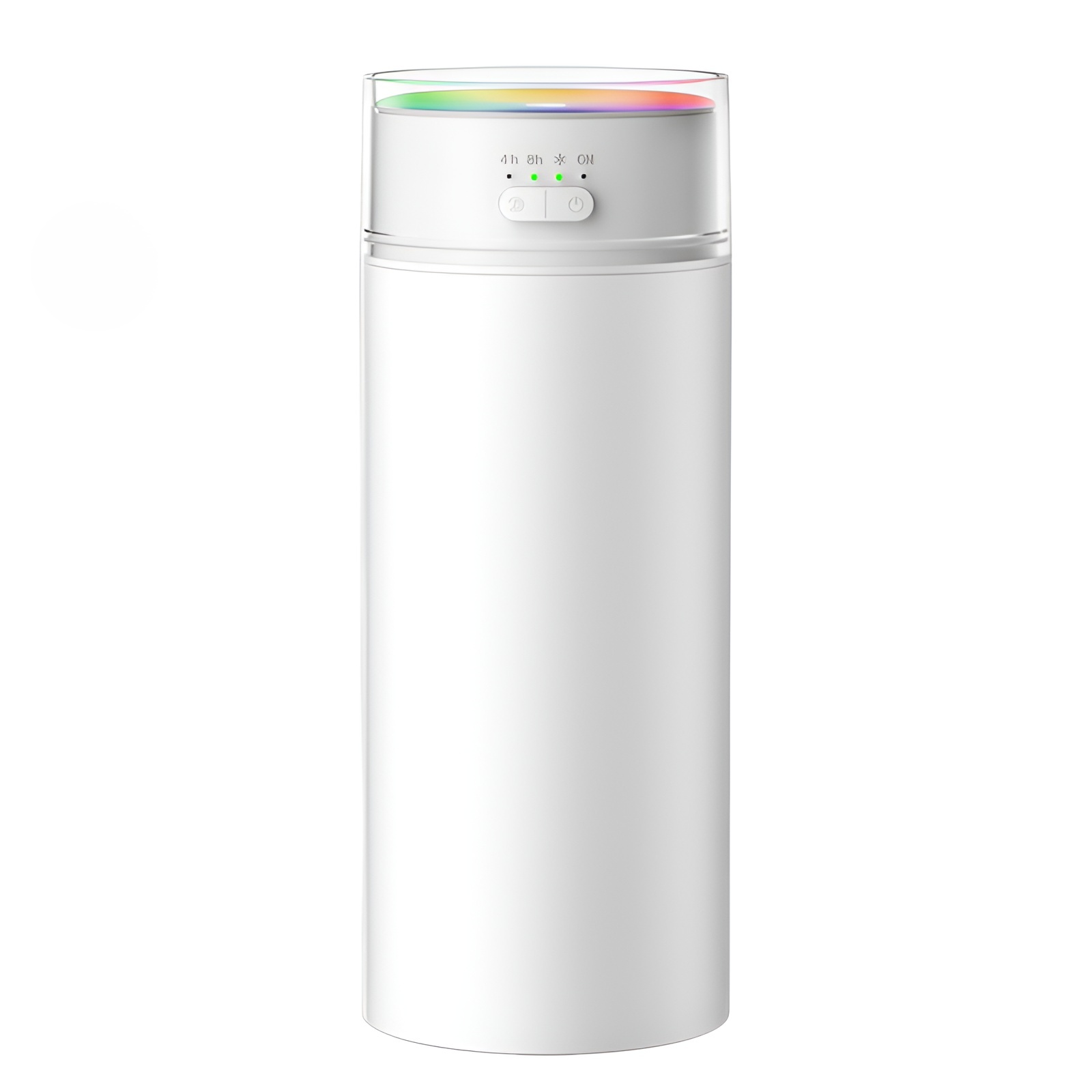 Kompakter Tisch-Luftbefeuchter, 500ml großes Fassungsvermögen, Aromafunktion, 1800mAh großer Akku