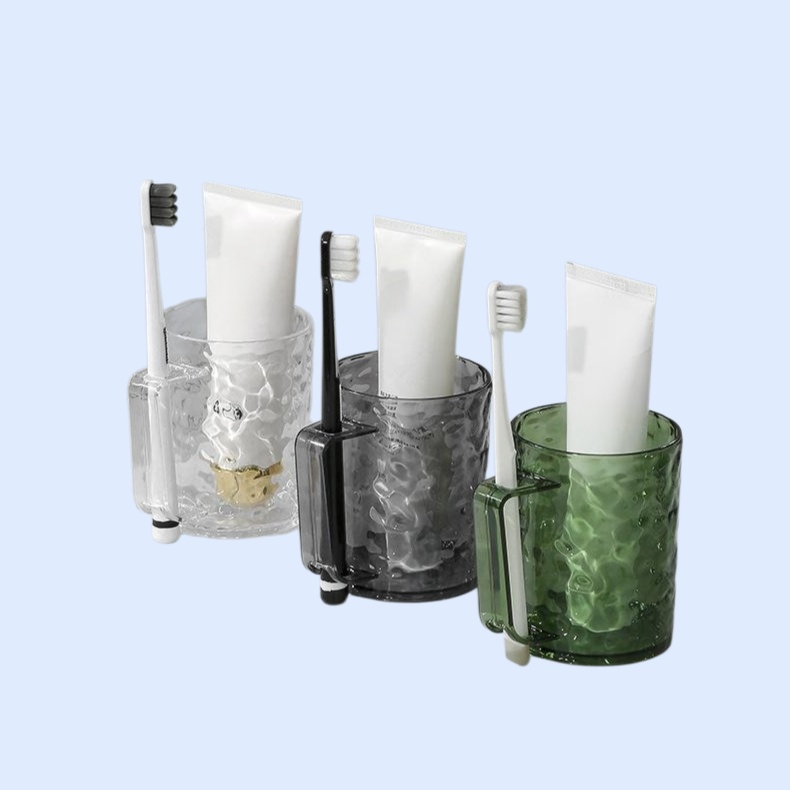 빙하 패턴 구강세정 컵