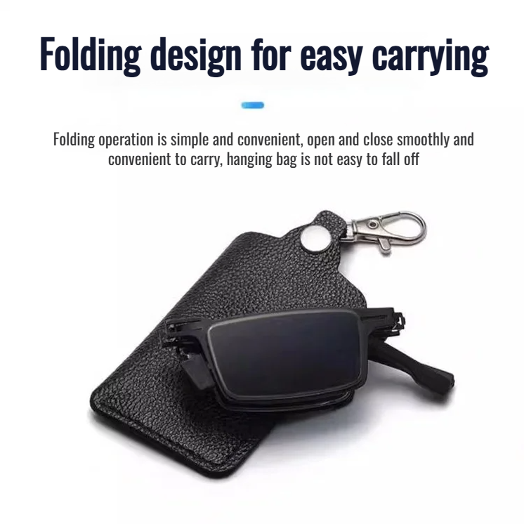 Summer men's strong light antiUV foldable small portable screwless design driving glasses