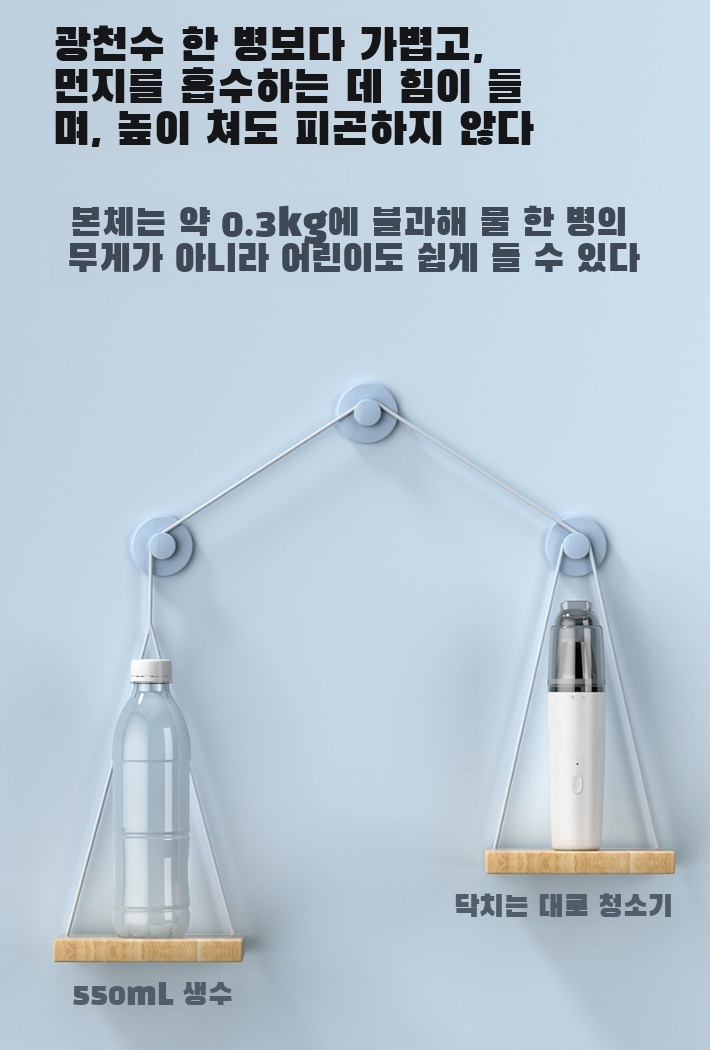 차량용 청소기 가정용 미니 휴대용 진드기 제거기 무선충전 고출력 휴대용 강력 집진기