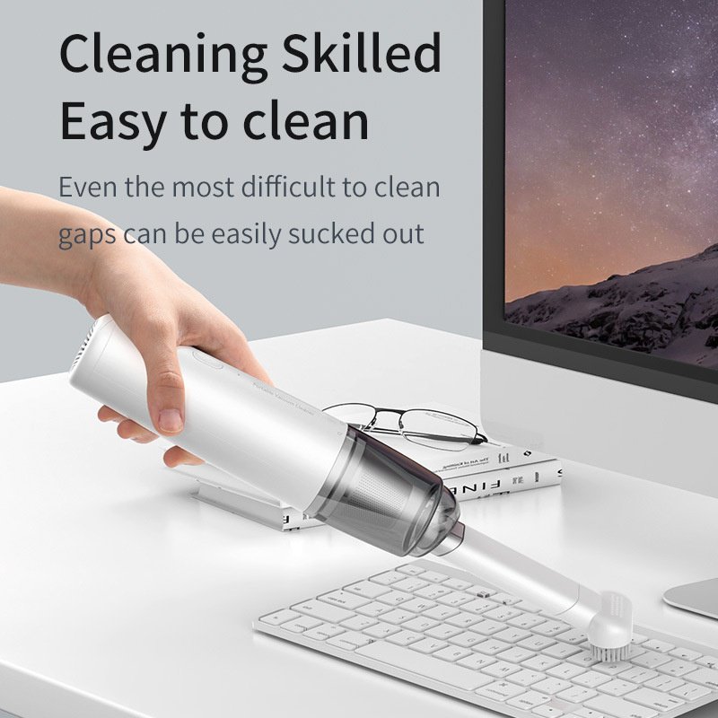 차량용 청소기 가정용 미니 휴대용 진드기 제거기 무선충전 고출력 휴대용 강력 집진기