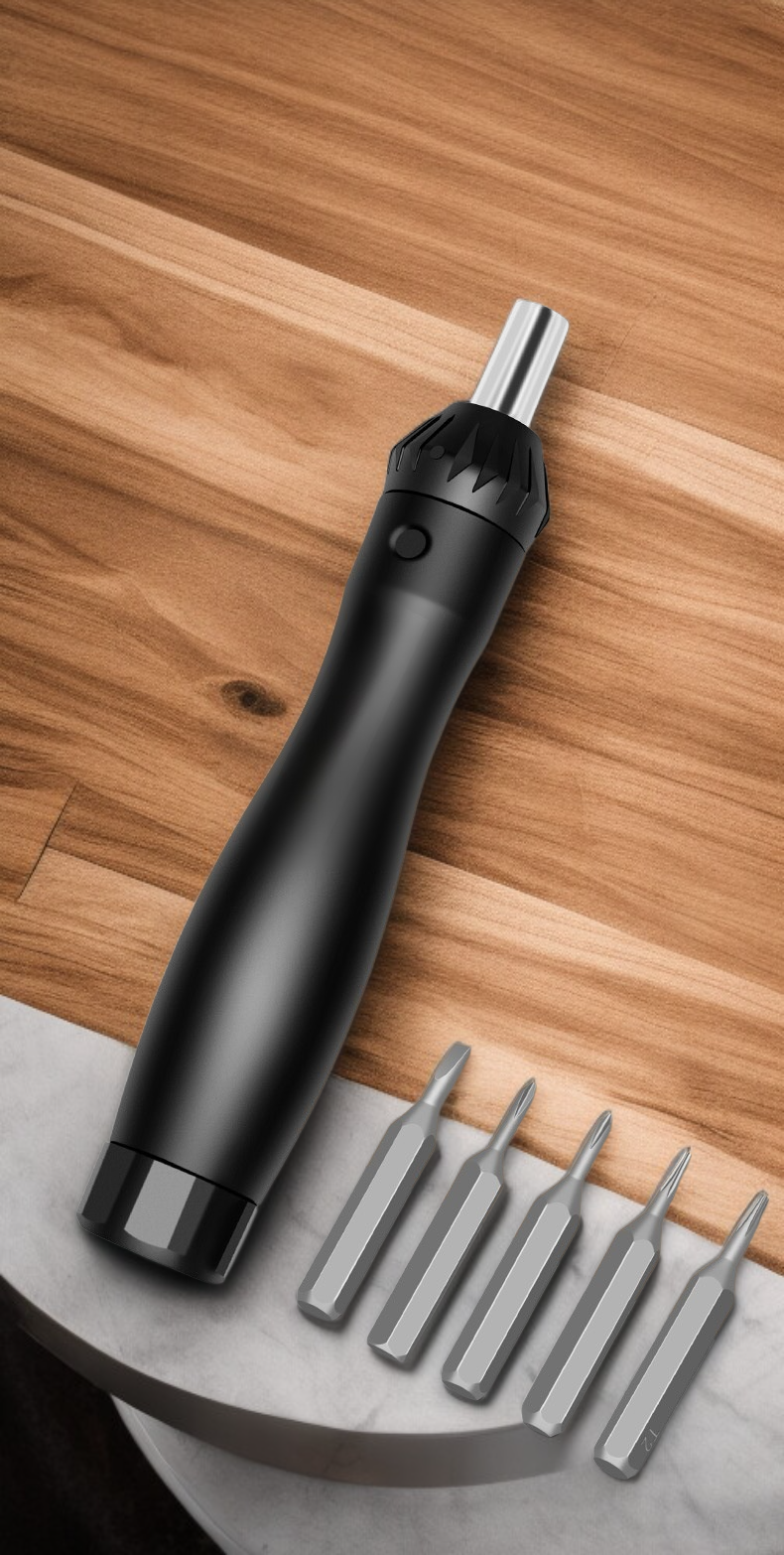 Ratchet screwdriver hand set for cell phones close-up