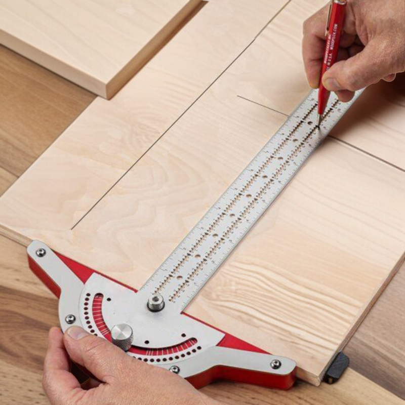 Praktisches Multifunktions-Winkelmaß für Handwerker