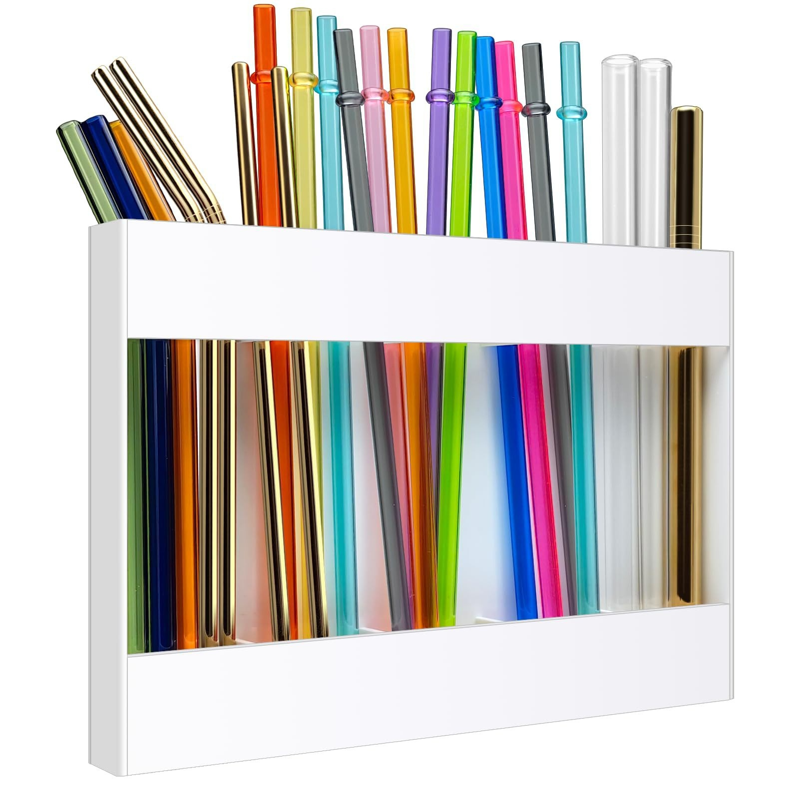 両面テープ付きストローホルダーの取り付け例