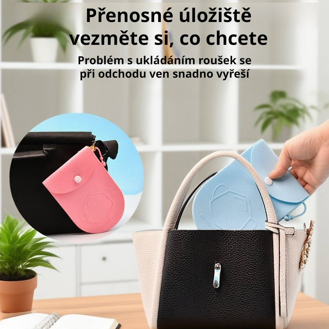 Přenosný prachotěsný úložný sáček