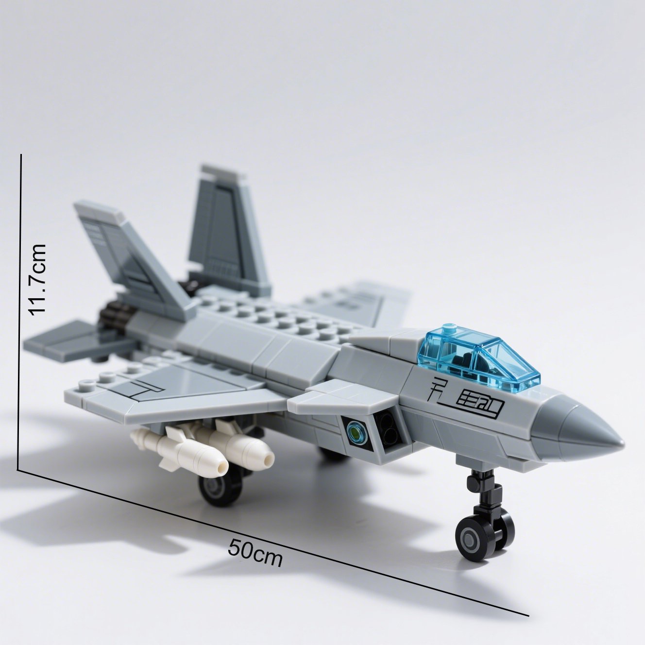 Hotový model letadla ze stavebnice