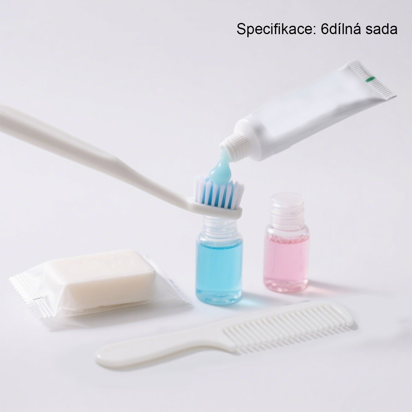 Praktická sada jednorázových potřeb na cesty