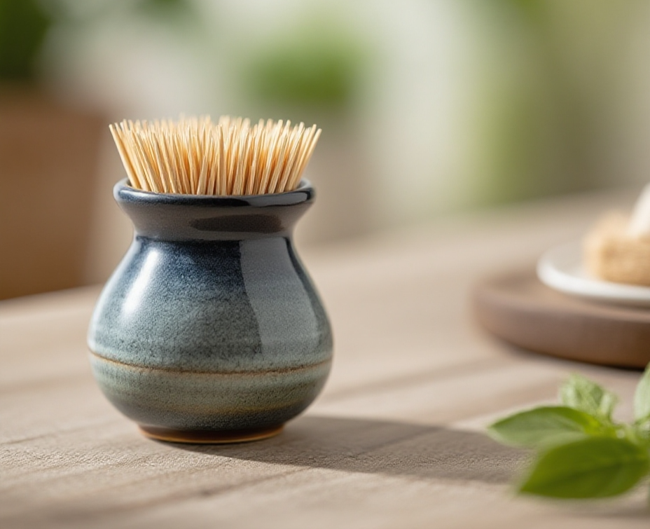 陶瓷牙籤盒實用收納空間