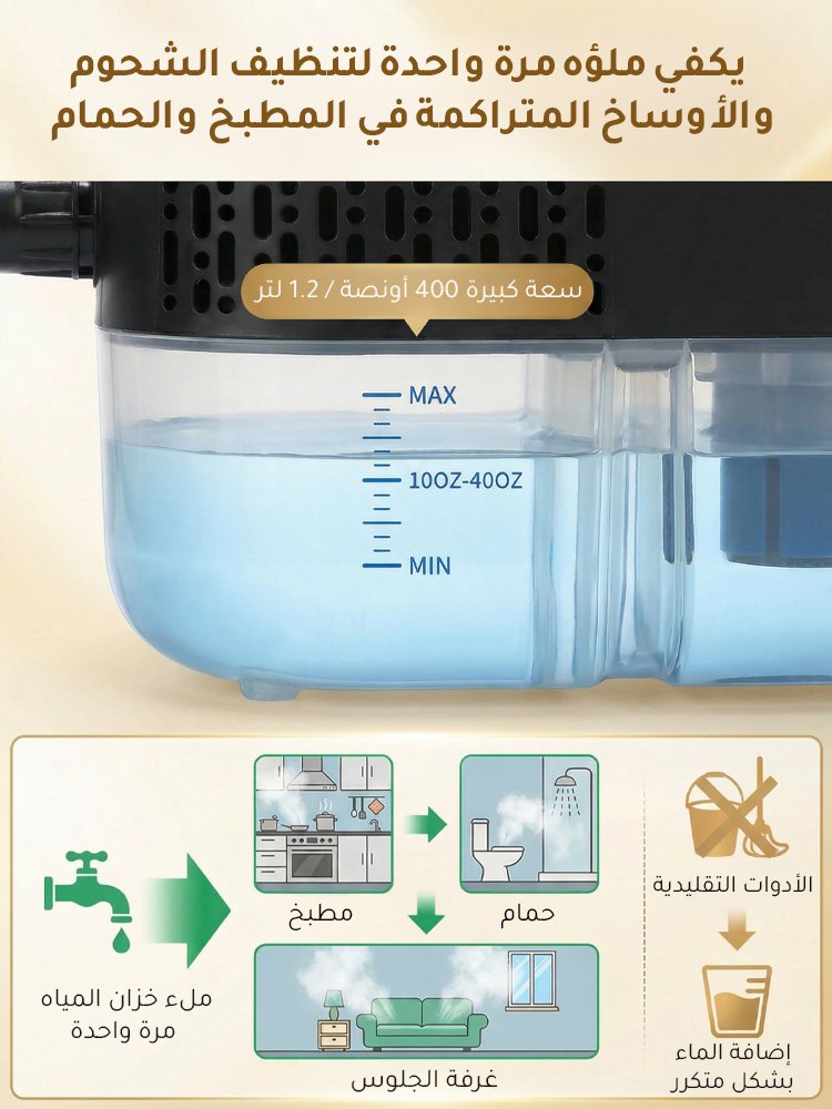 آلة تنظيف بالبخار عالي الحرارة والضغط