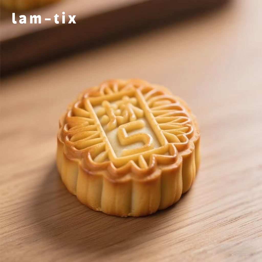 Κοντινή λήψη Mooncake με κρόκο αυγού