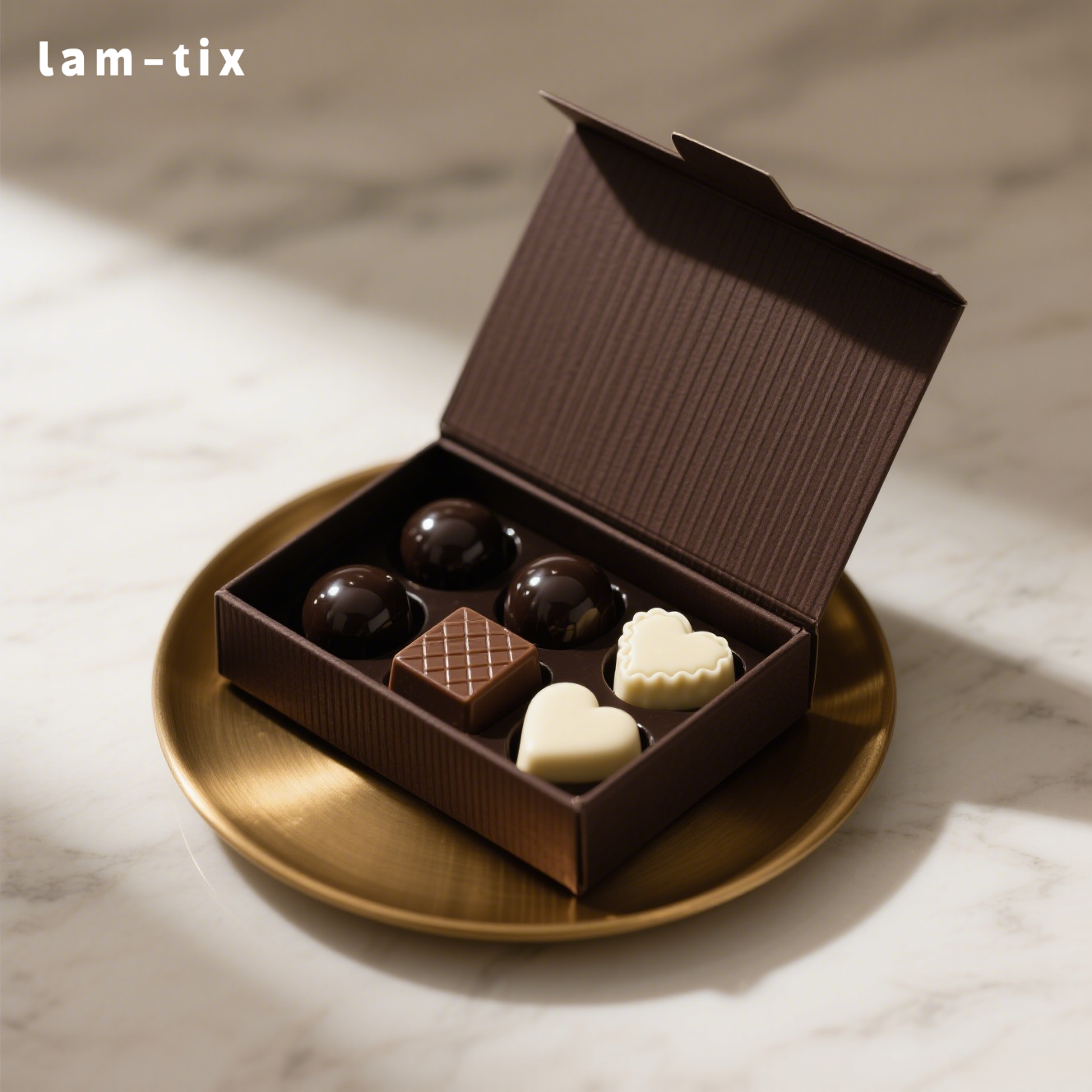 Διακοσμητικό κουτί μπράουνις καρδιάς