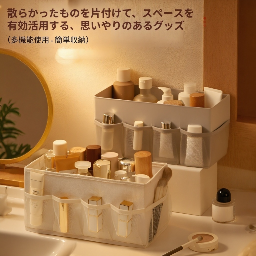 ジュエリー収納に最適なメッシュボックス