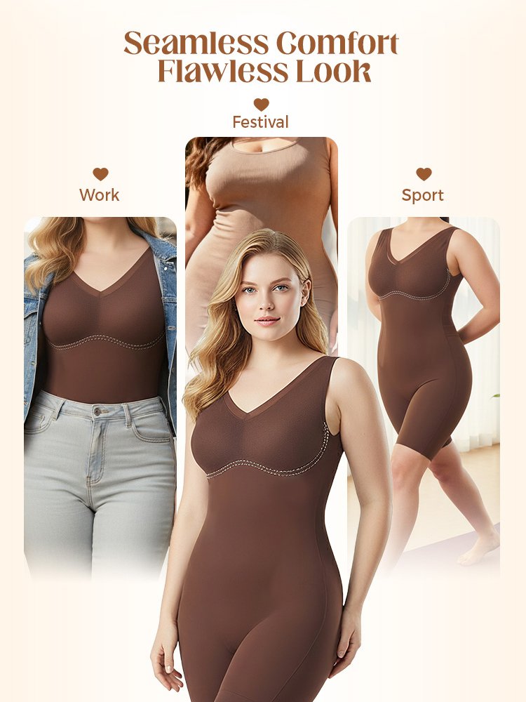 Backless shapewear bodysuit