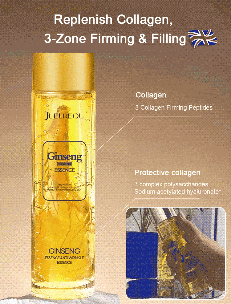 [Peptid-Anti-Falten-Ginseng-Serum (30 Jahre jünger aussehen)