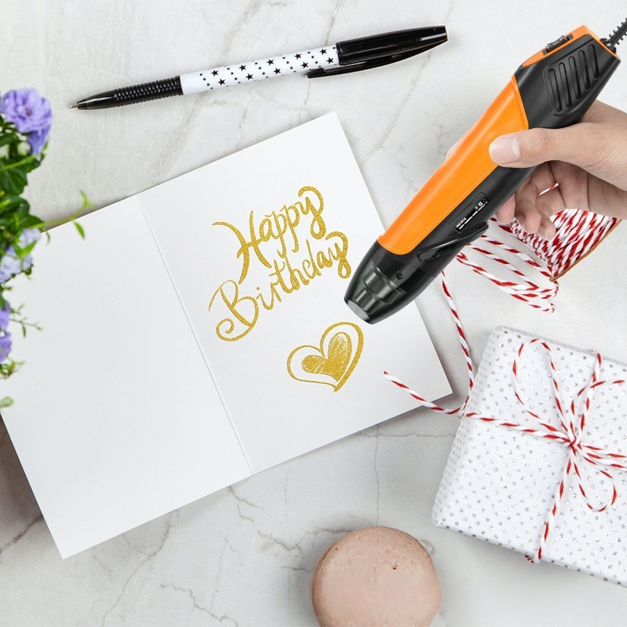 風速調整が可能なミニヒートガンの側面