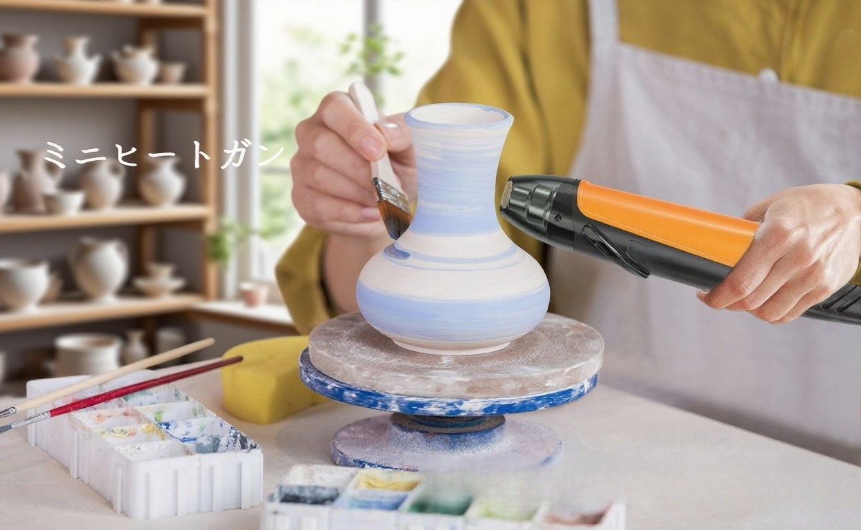 温度調節ダイヤル付きヒートガン