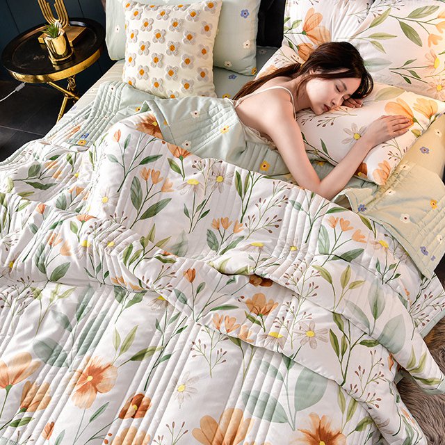 【夏用肌掛け布団】二点目半額 期間限定  ！！！睡眠質改善  防ダニ効果  高通気性 アレルギー対応！！！