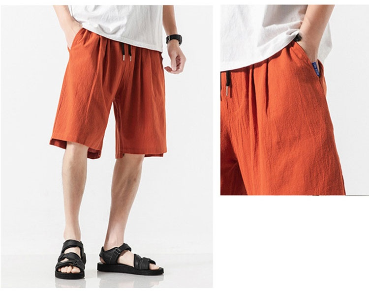 通気性抜群の夏用五分丈ハーフパンツ