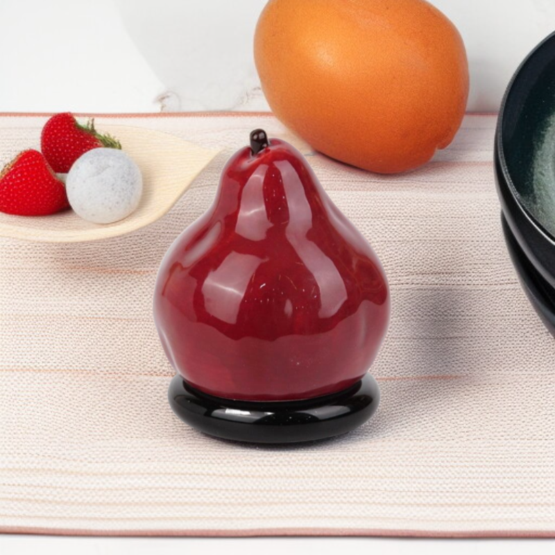 High aesthetic ceramic apple toothpick box