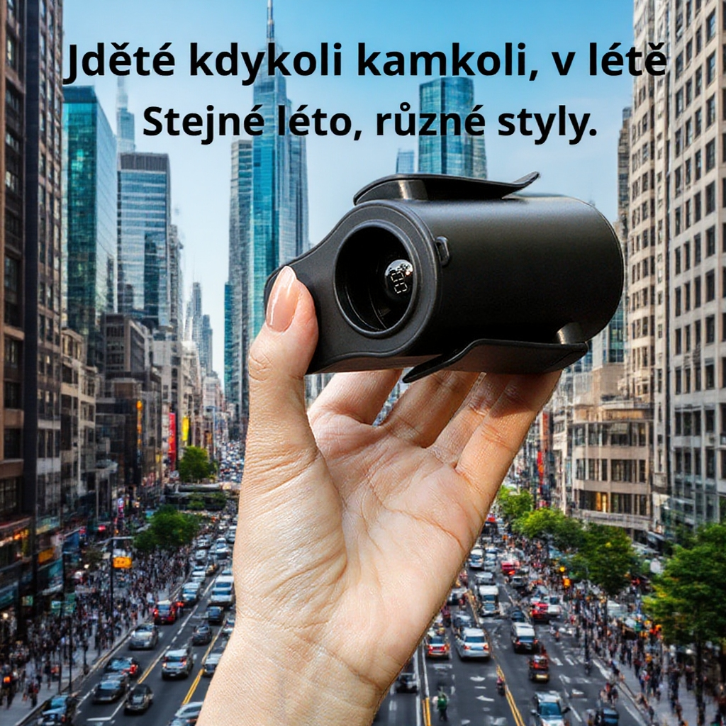 Turbo opaskový ventilátor na nošení venku - detail produktu