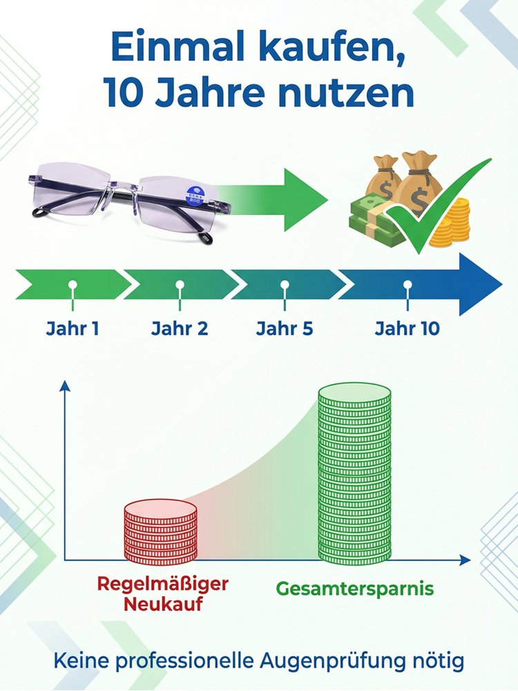 Intelligente Zoom-Komfort-Lesebrille