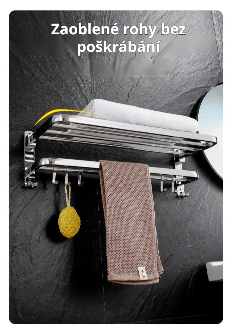 Moderní vícevrstvý držák na ručníky pro koupelnu