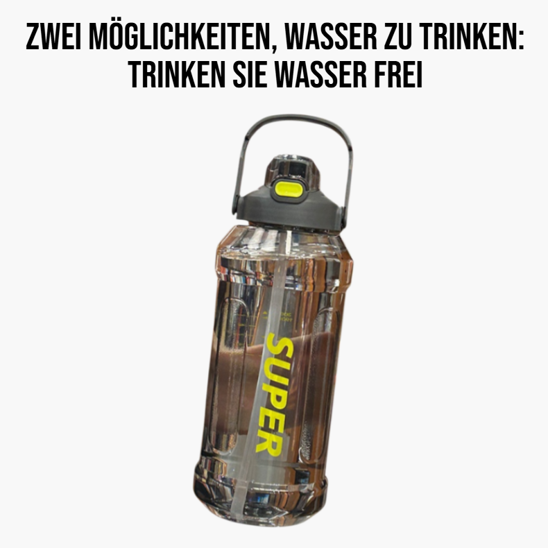 Tragbarer Wasserbecher mit großem Fassungsvermögen