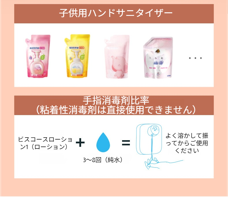 高品質な泡で手洗いするシーン