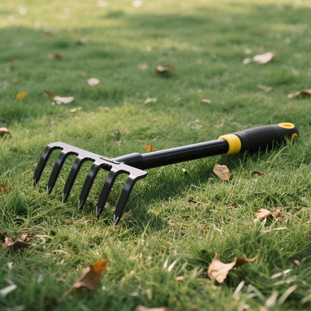 알루미늄 합금 원예용 폭이 넓은 두꺼운 잔디 갈퀴