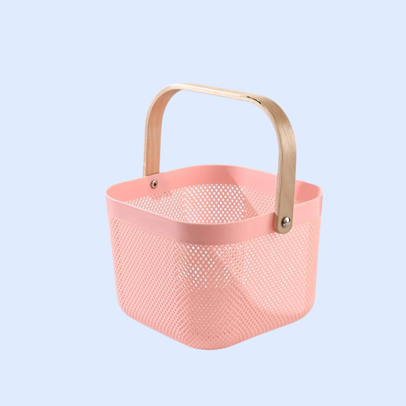 Tragbarer Abtropfkorb für Obst und Gemüse, ideal für Haushalt und Picknick