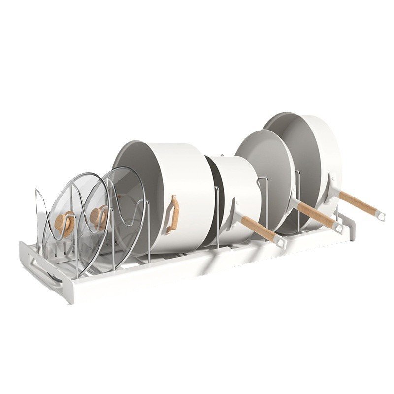 Estante de almacenaje para cocina retráctil y ajustable, utensilios de cocina, tabla de cortar, tapa