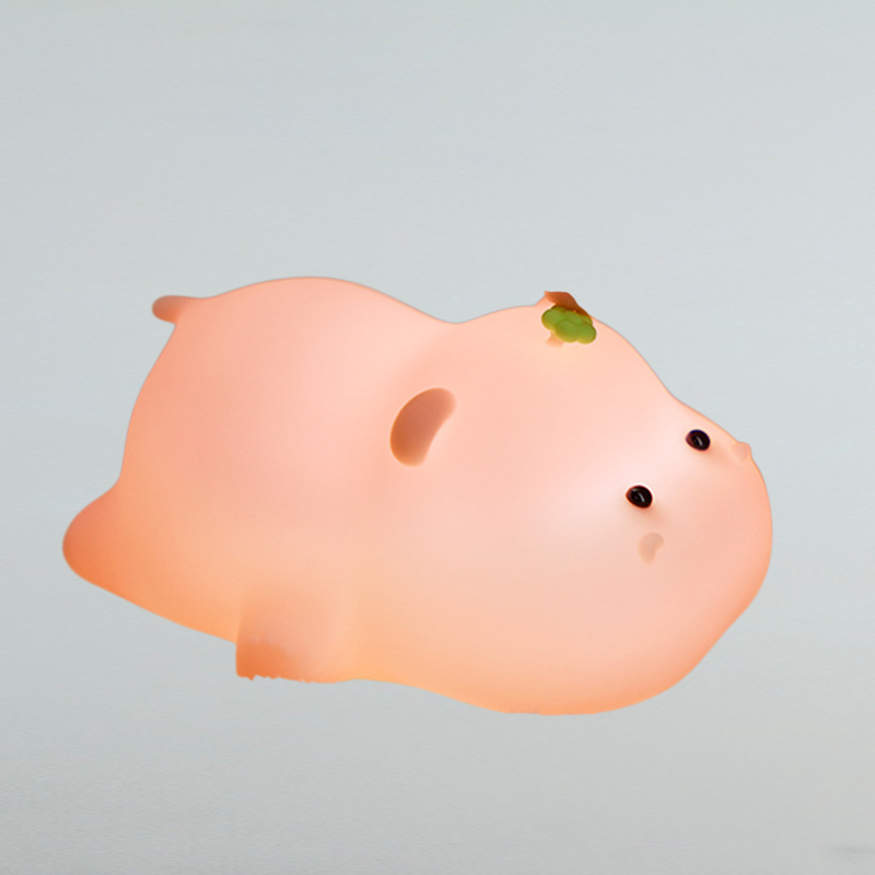 아기 전용 무드등 침대 머리맡 램프 실리콘 장식 박자등 충전 스탠드 구름 무드등