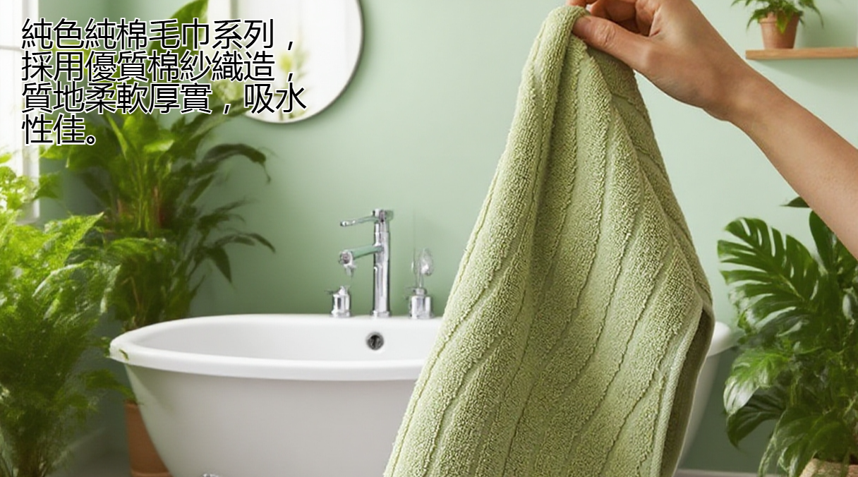 高吸水純棉浴巾特寫