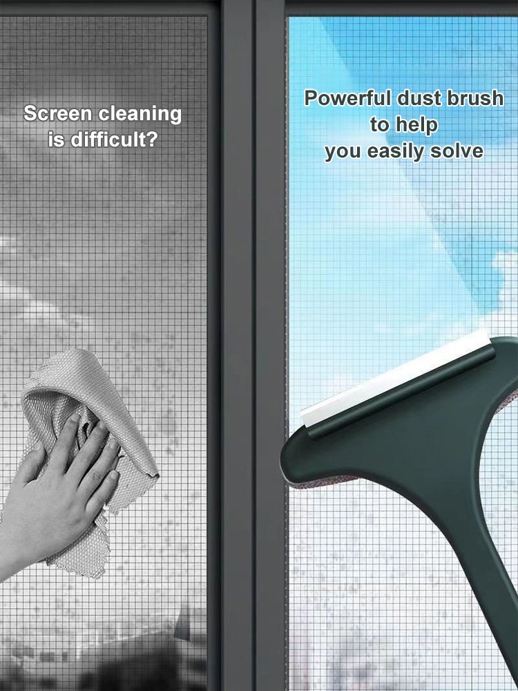 Multi-functional household 2-in-1 screen cleaning brush