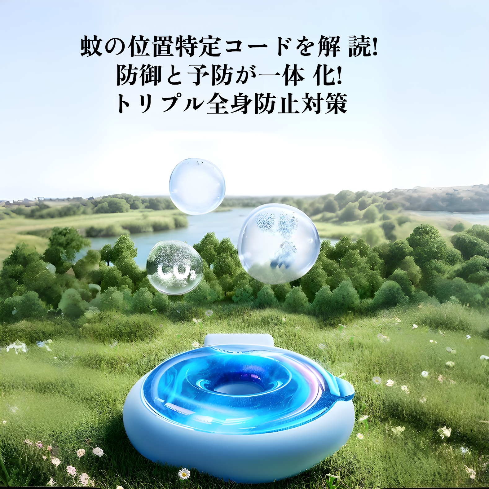 ダニよけ効果200日持続虫よけリングパッケージ