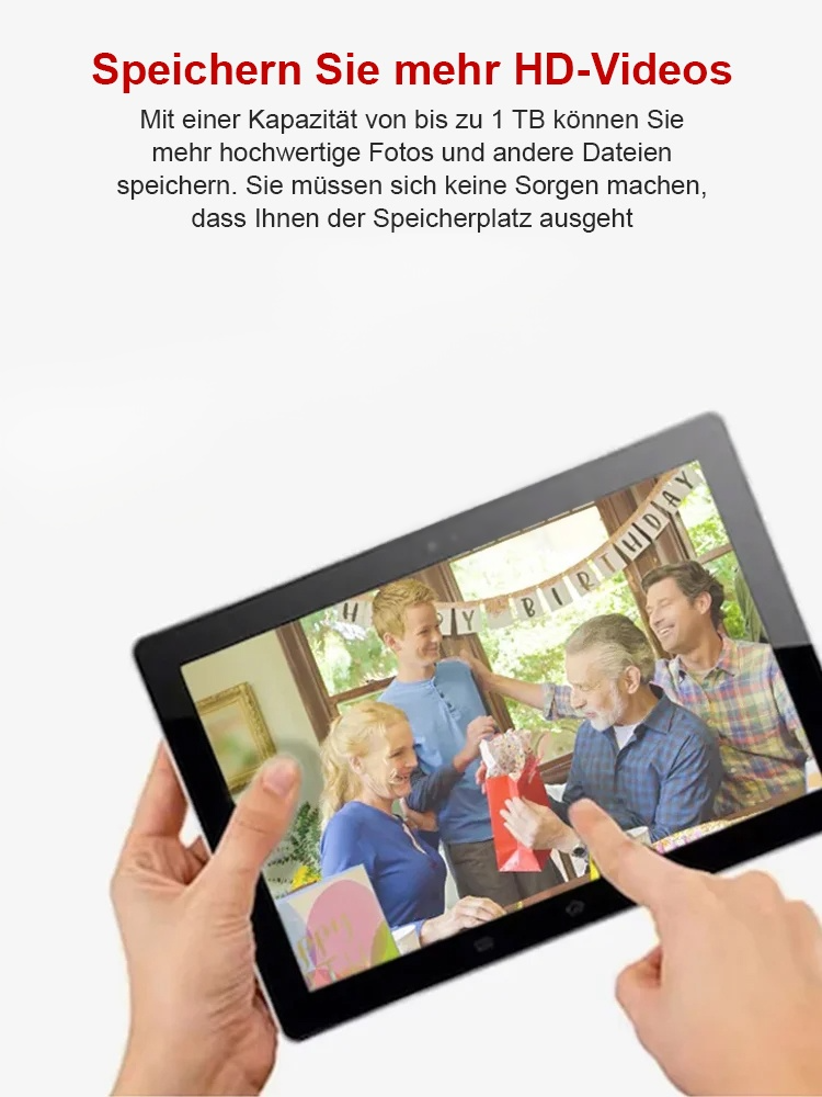 Schnelle tragbare SSD-Festplatte