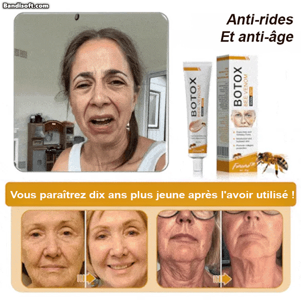 Crème de soin pour le visage au venin d'abeille