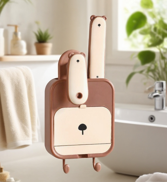 가정용 대형 펀치 면제 벽걸이식 비누 선반 전체 모습