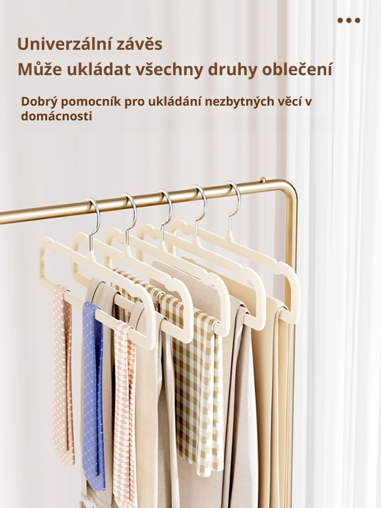 Domácí mistr organizace šatníku – bezešvý věšák na oblečení