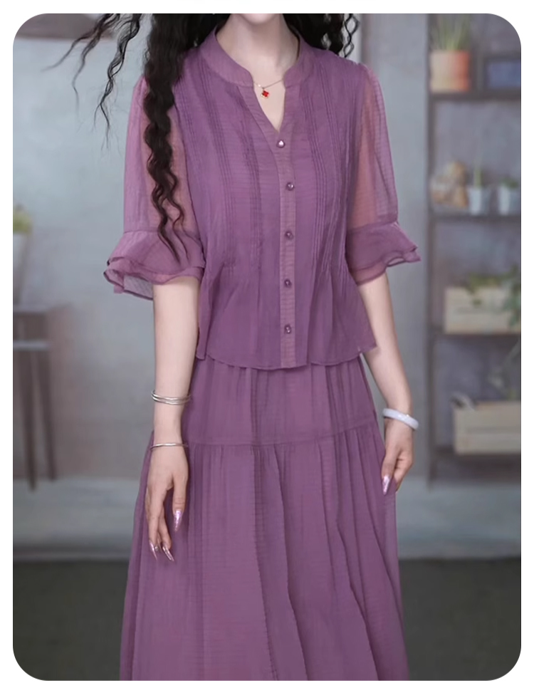 着心地抜群のレイヤードワンピース